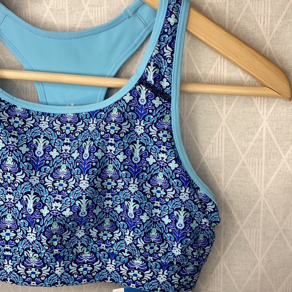 Coolibar Reversible Swim Bra - Picture 3 of 10